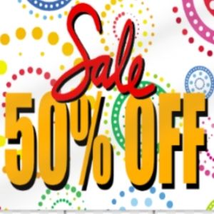 Everything in my closet is 50% off